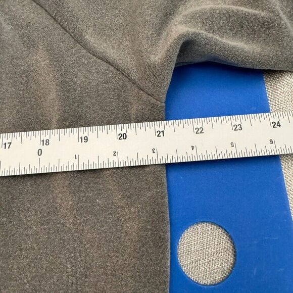 NIKE Dri-Fit Lg Full Zip Front Grey Fleece Hoodie - Picture 7 of 8